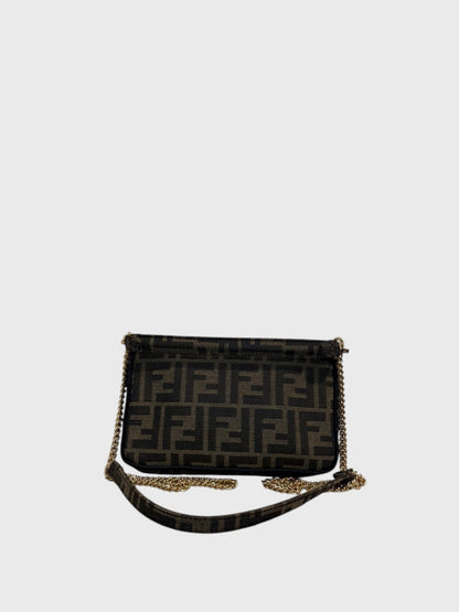 Sac Fendi Baguette FF marron