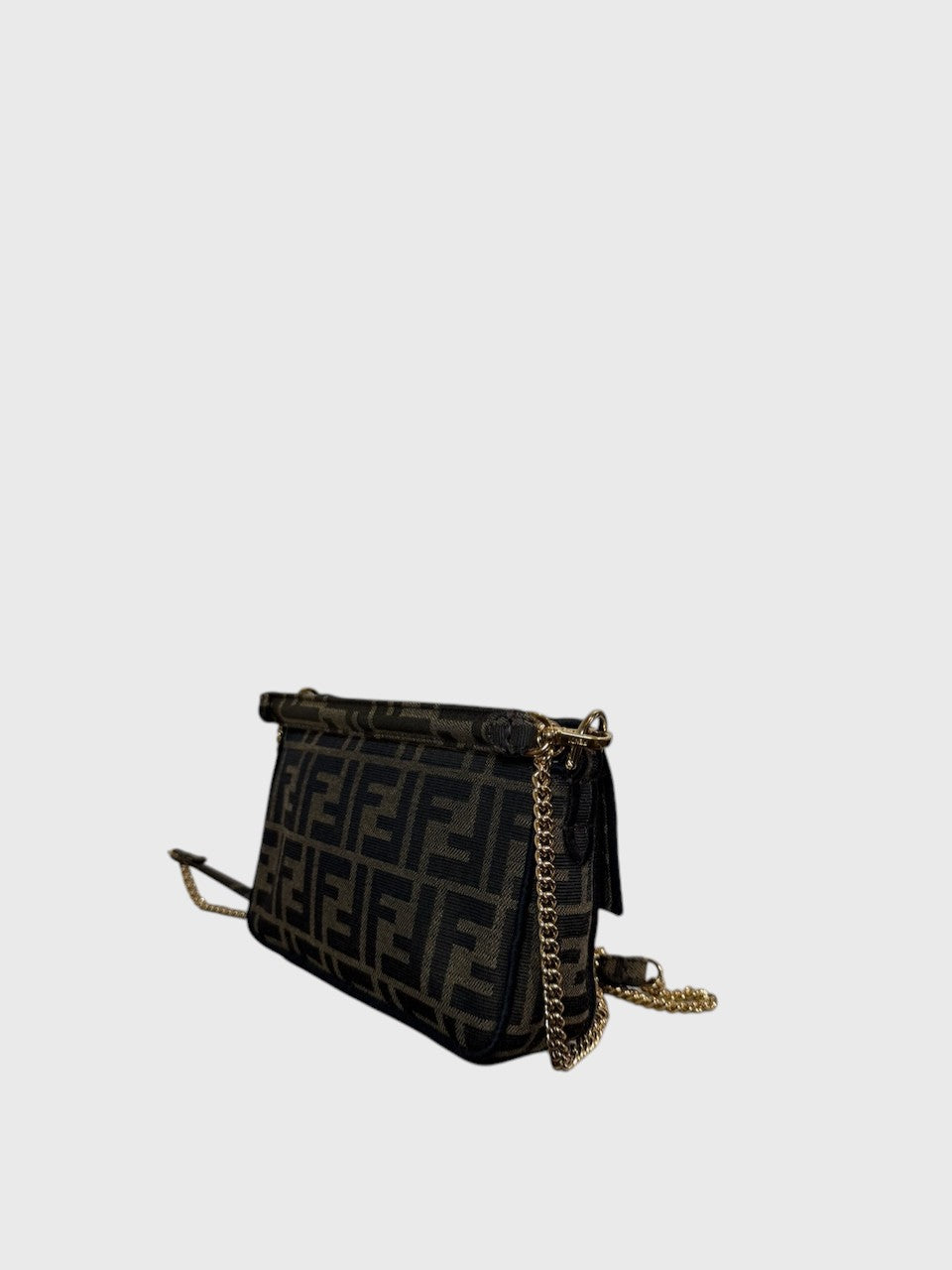 Sac Fendi Baguette FF marron