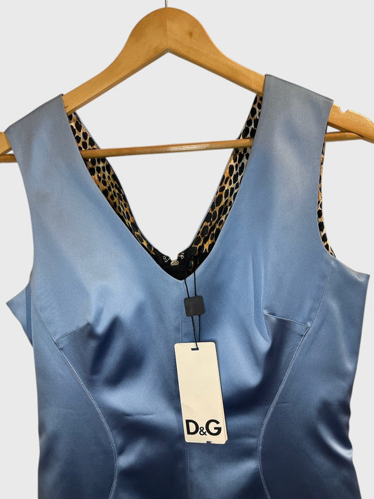 Robe Dolce & Gabbana bleue T.42