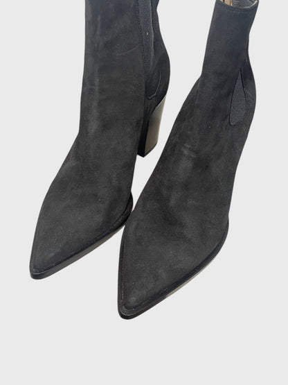 Bottines Gianvito Rossi noires T.38