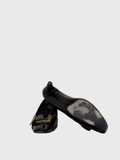 Escarpins Yves Saint Laurent noirs T.38,5