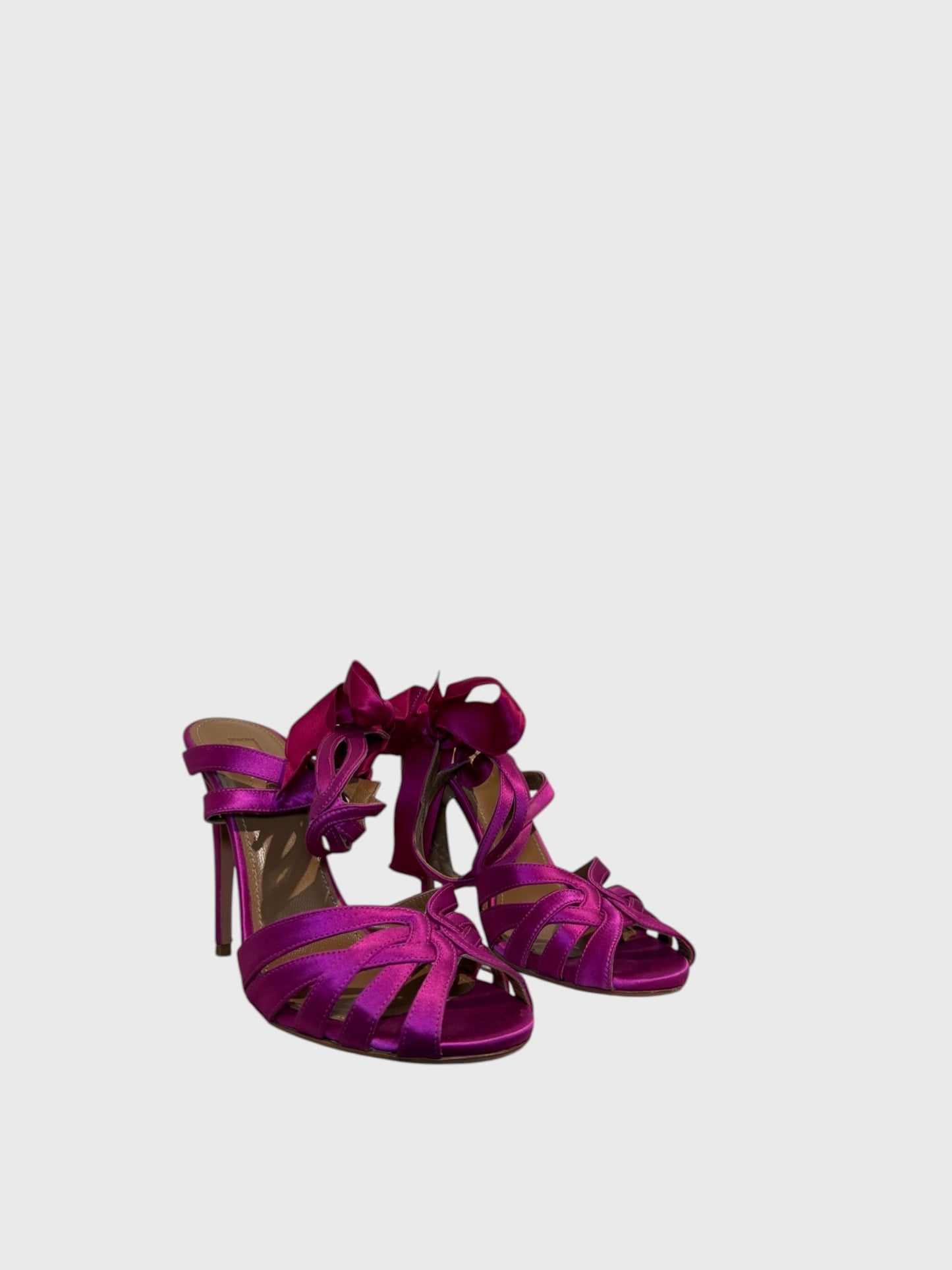 Sandales Aquazzura rose T.38