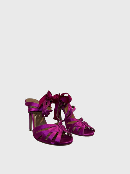Sandales Aquazzura rose T.38