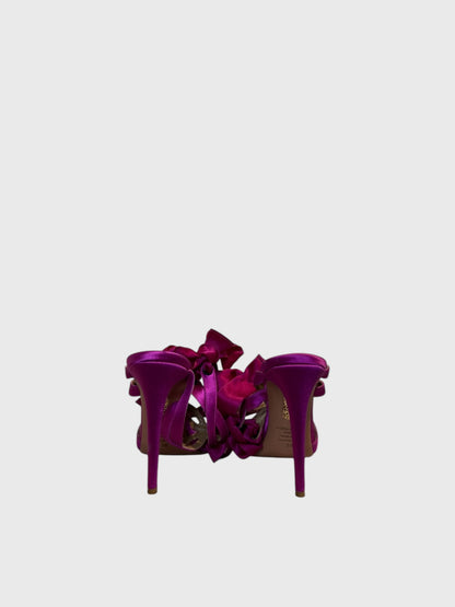 Sandales Aquazzura rose T.38