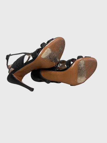 Sandales Alaia noires T.37,5