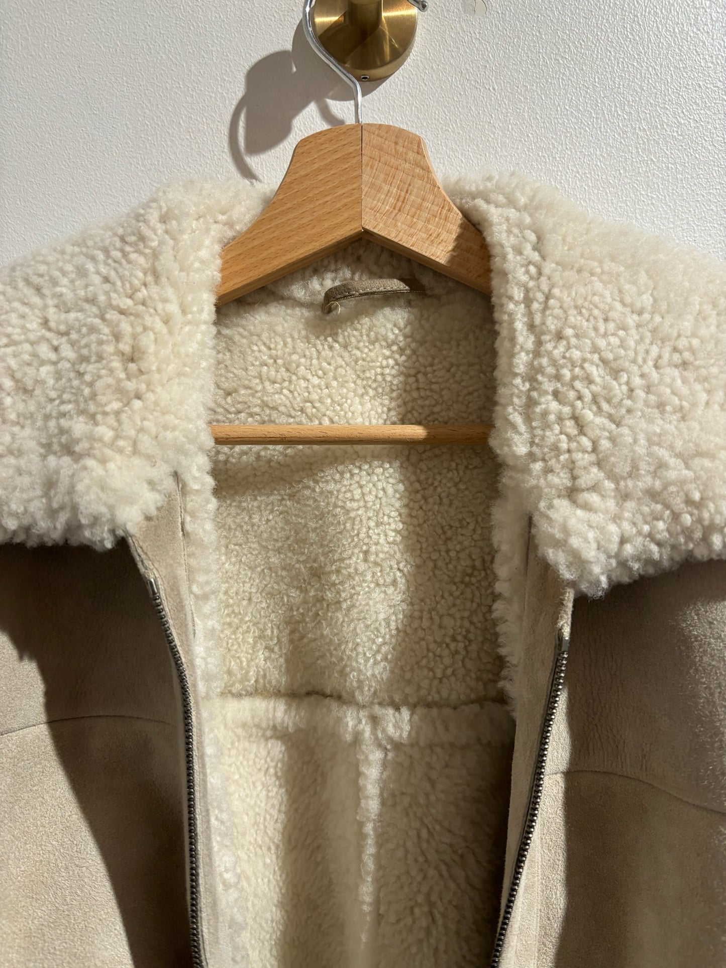 Veste peau lainée Gerard Darel T.42