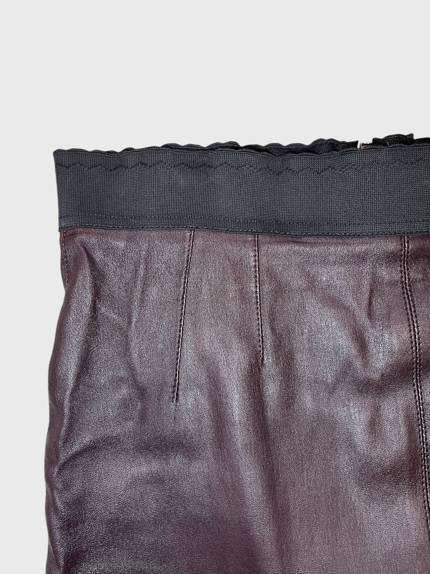 Jupe Dolce & Gabbana bordeaux T.40