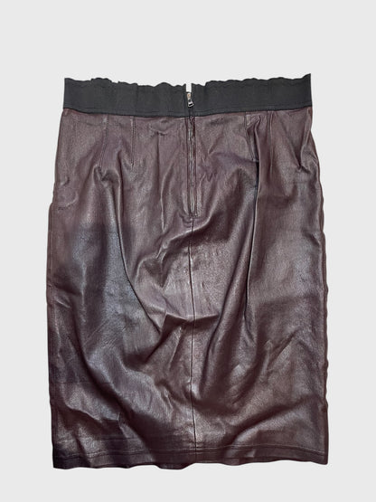 Jupe Dolce & Gabbana bordeaux T.40
