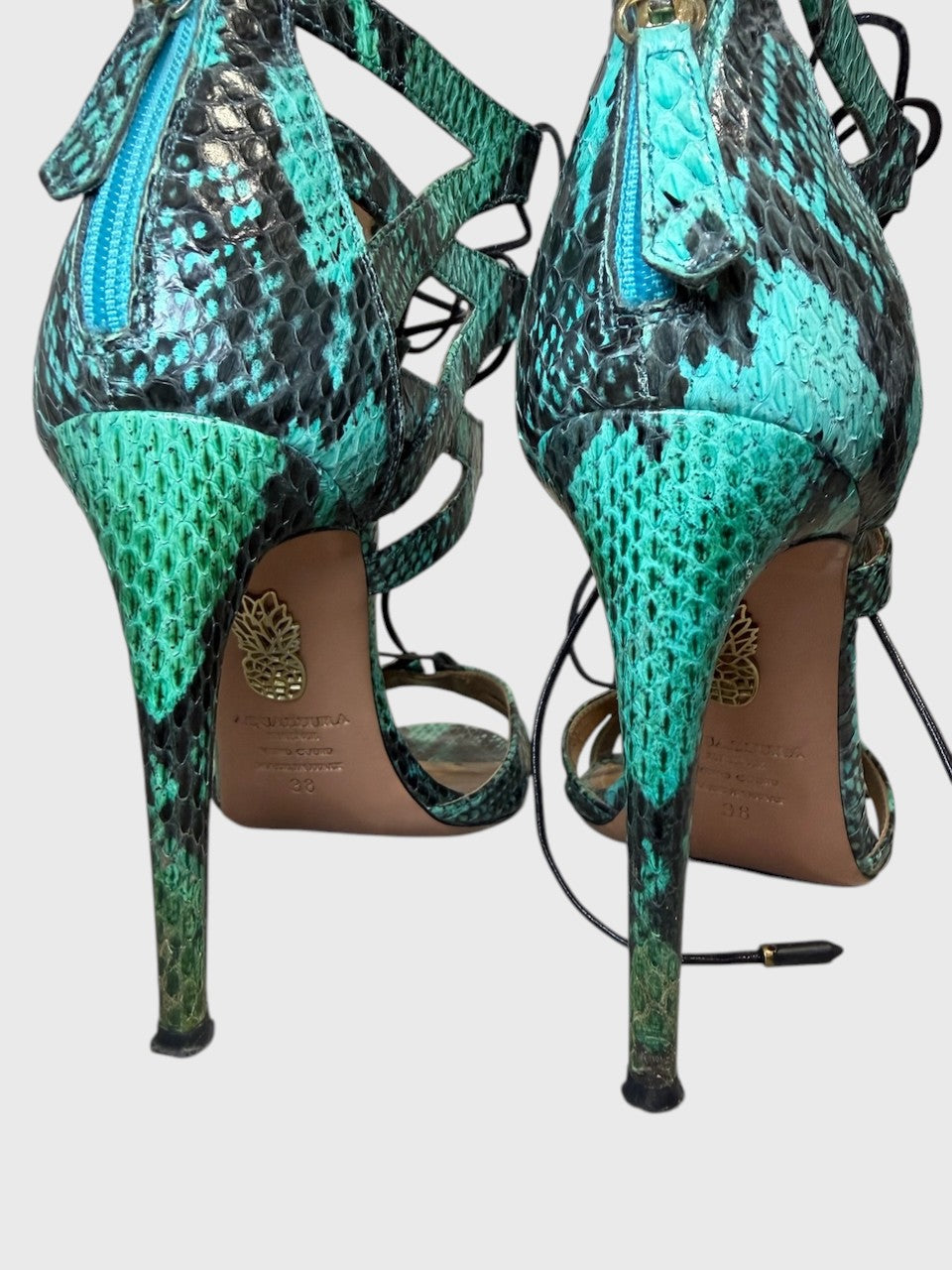 Sandales Aquazzura vertes T.38