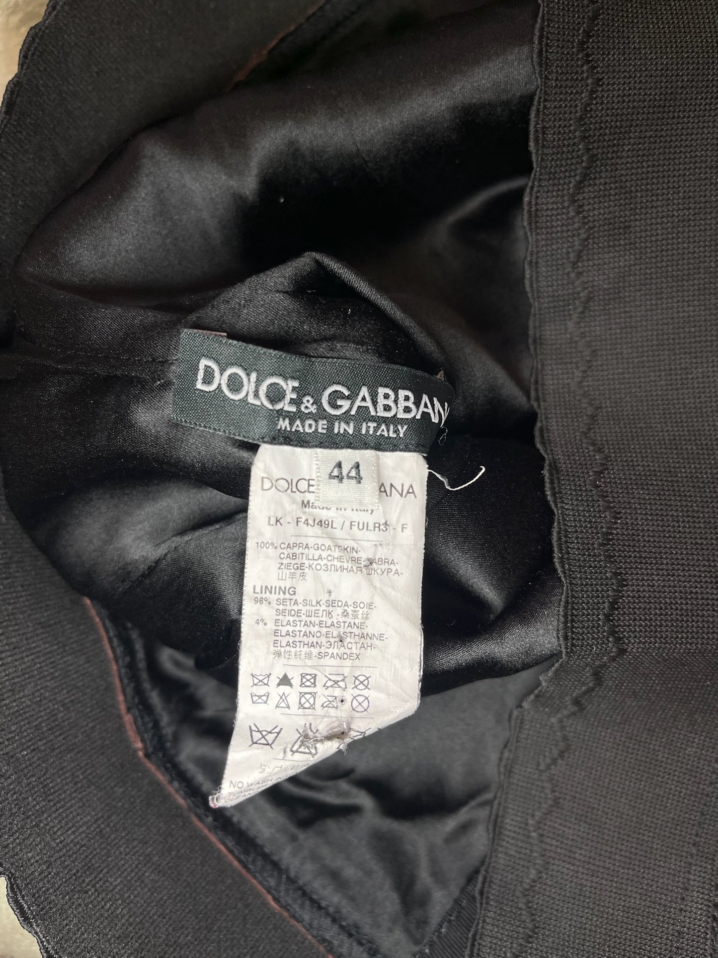 Jupe Dolce & Gabbana bordeaux T.40