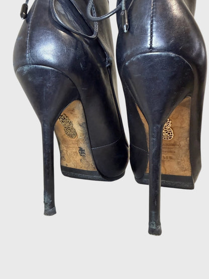 Bottines Aquazzura noires T.38,5