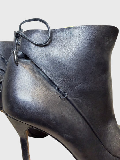 Bottines Aquazzura noires T.38,5