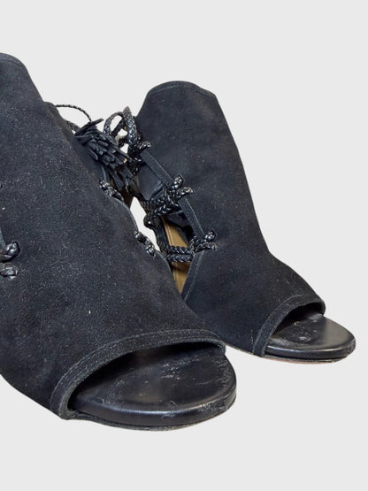 Sandales Aquazzura noires T.38