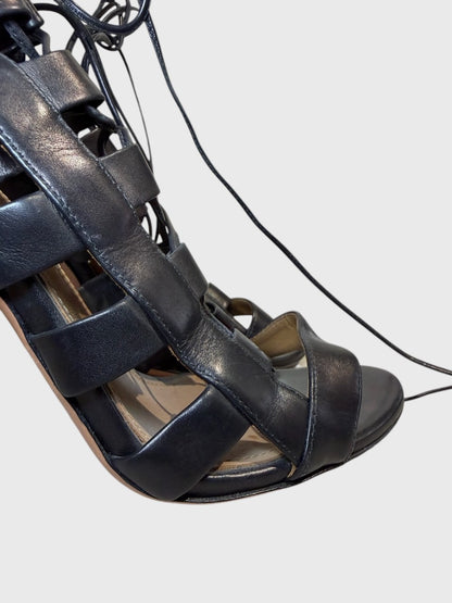 Sandales Aquazzura noires T.38