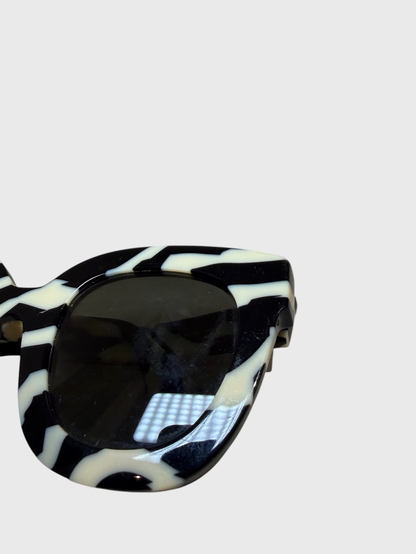 Lunettes de soleil Gucci zèbre