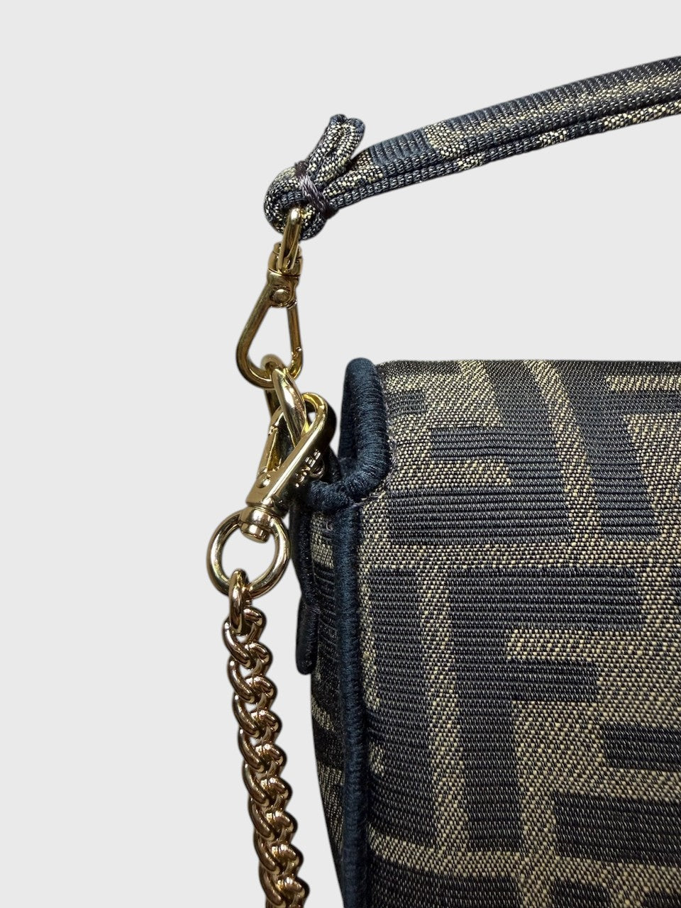 Sac Fendi Baguette FF marron