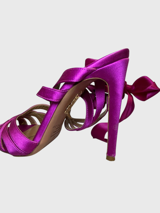 Sandales Aquazzura rose T.38