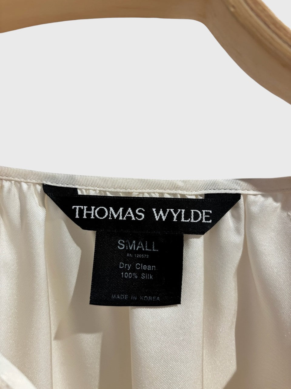 Robe Thomas Wylde blanche T.S