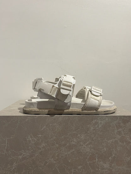 Sandales Bottega Veneta blanches T.40