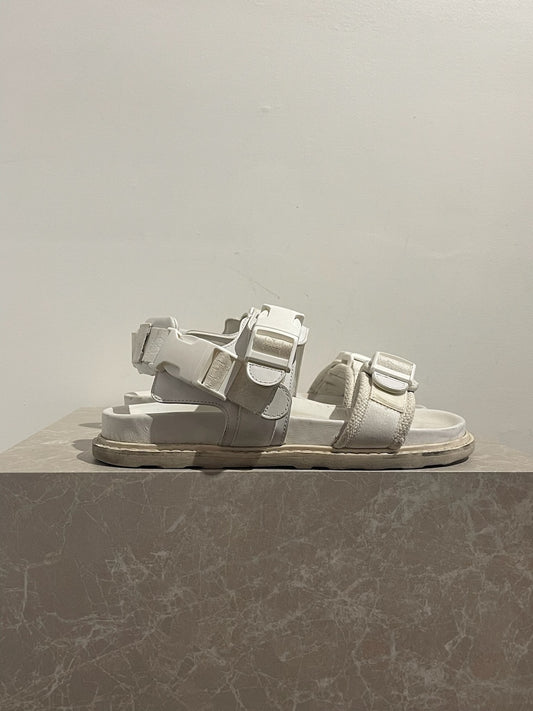Sandales Bottega Veneta blanches T.40