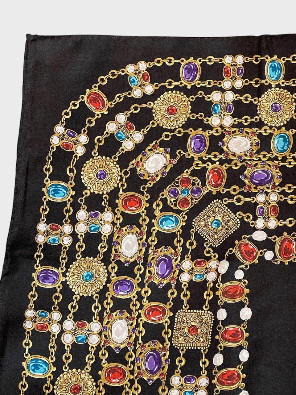 Foulard Chanel noir