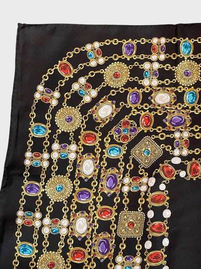 Foulard Chanel noir