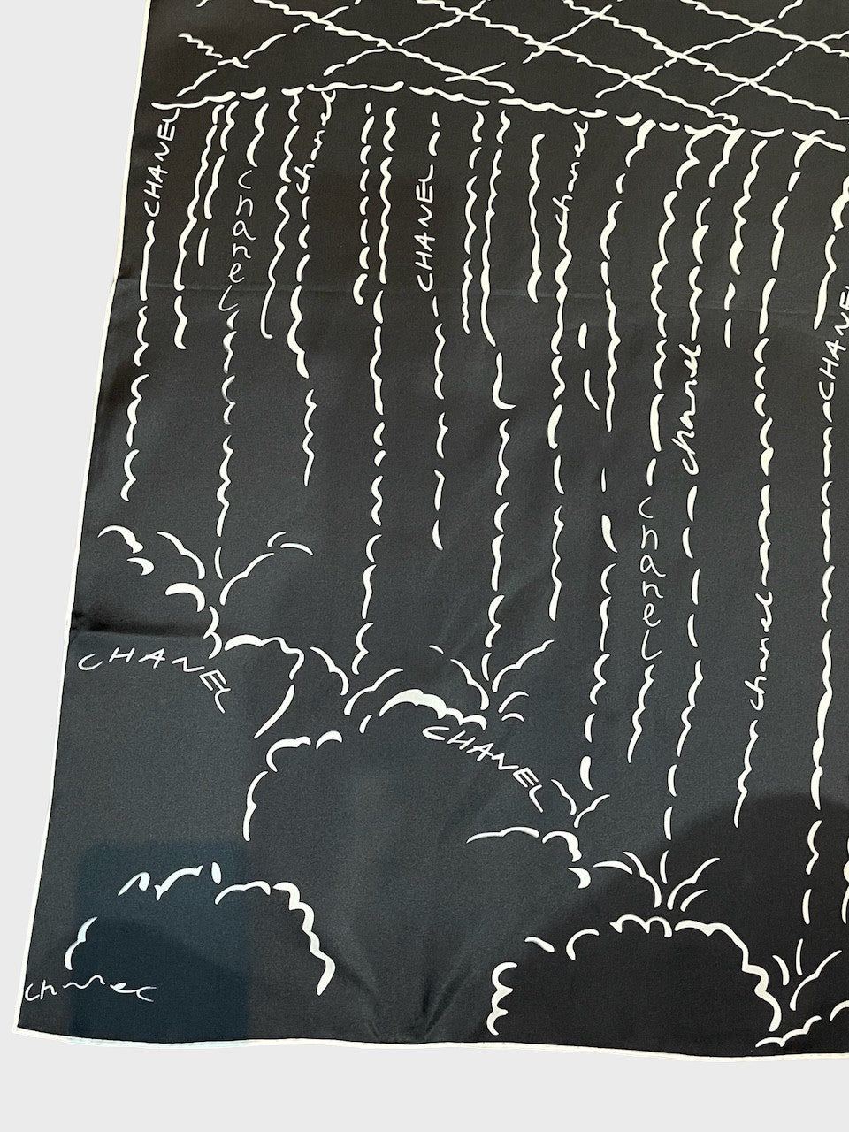 Foulard Chanel noir