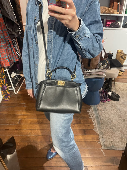 Sac Fendi Peekaboo Mini noir