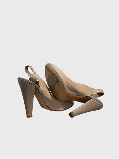Escarpins Chloé beiges T.36,5