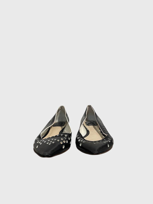 Ballerines Christian Dior noires T.37,5
