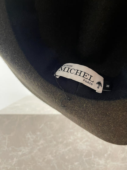Chapeau Maison Michel kaki T.M