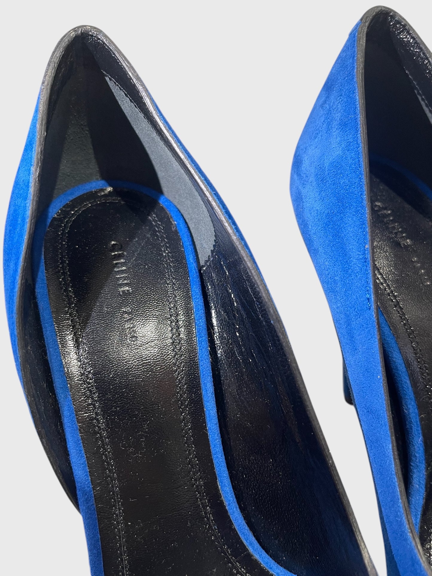 Escarpins Celine bleus T.37