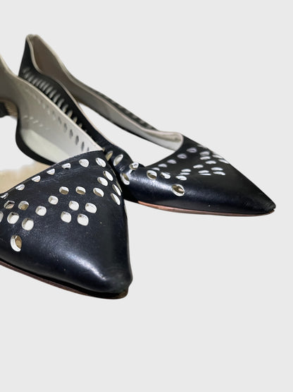 Ballerines Christian Dior noires T.37,5