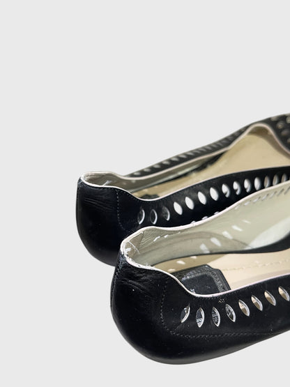 Ballerines Christian Dior noires T.37,5