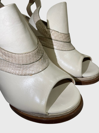 Sandales Chloé beiges T.36,5