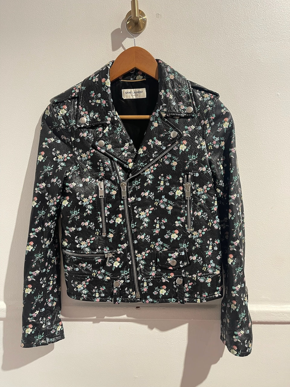 Perfecto Saint Laurent fleurs T.36