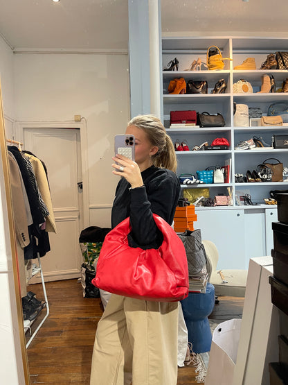 Sac Bottega Veneta rouge