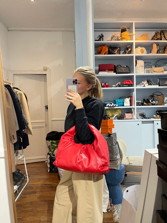 Sac Bottega Veneta rouge