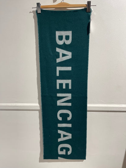 Echarpe Balenciaga verte