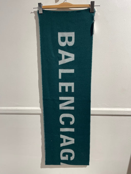 Echarpe Balenciaga verte