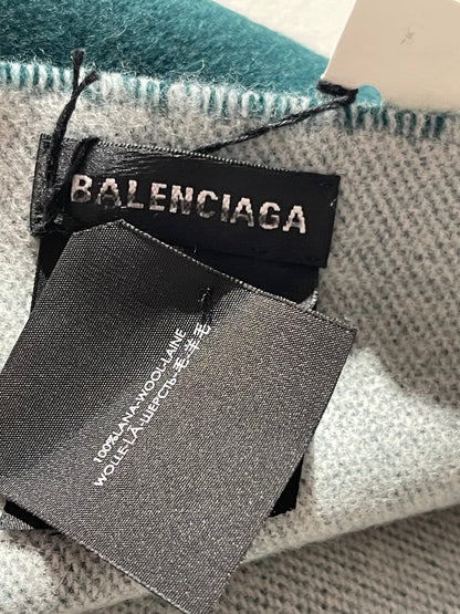 Echarpe Balenciaga verte