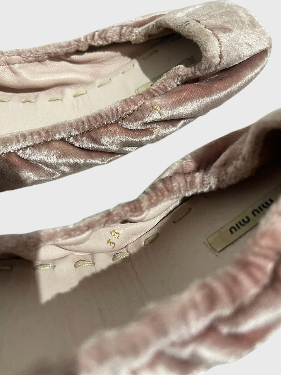 Ballerines Miu Miu rose T.38