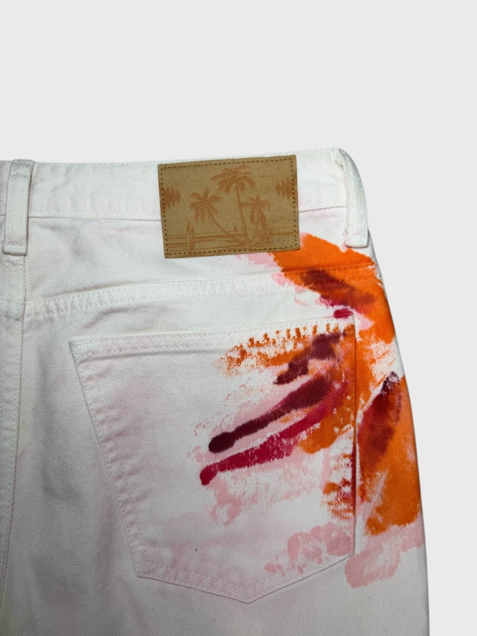 Jeans Alanui orange T.29