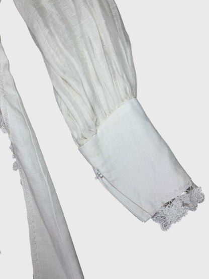 Robe Zimmermann blanche T.1