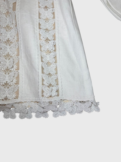 Robe Zimmermann blanche T.1