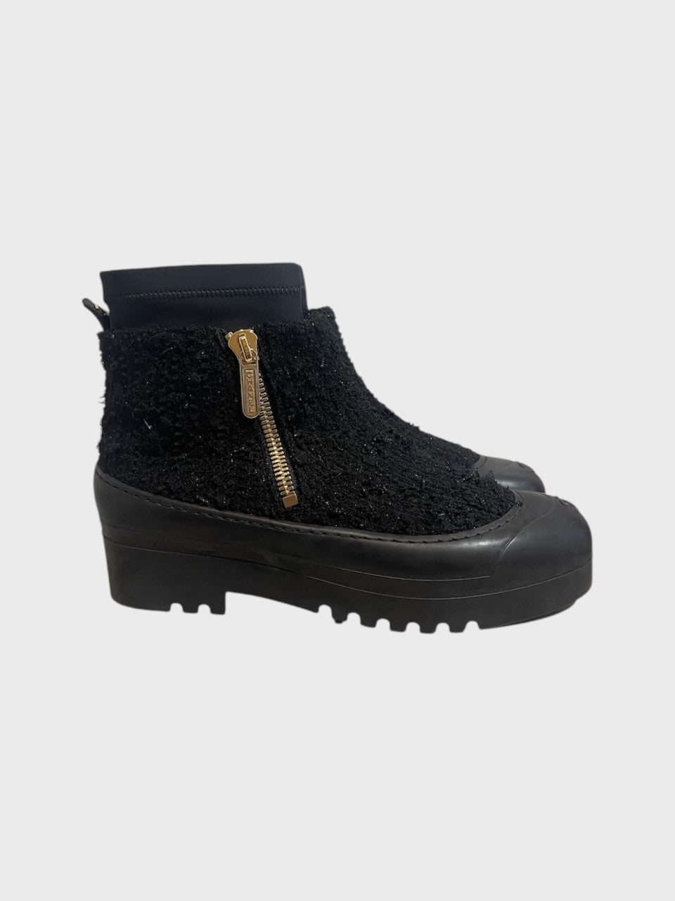 Bottines Chanel noires T.41