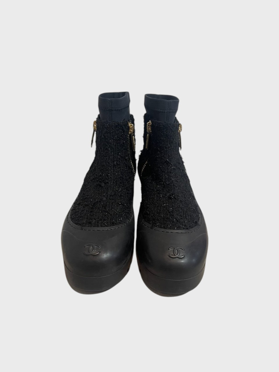 Bottines Chanel noires T.41