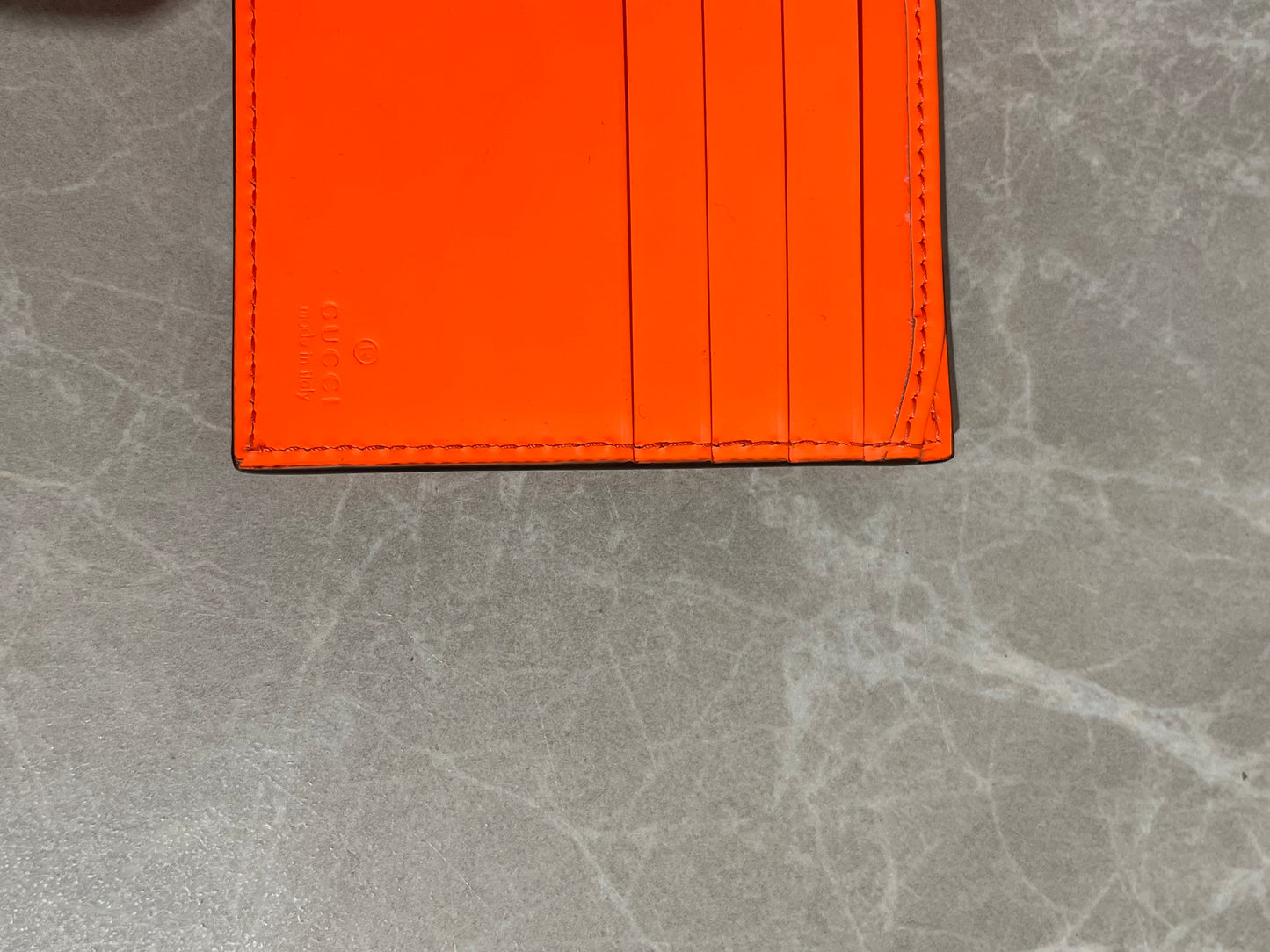Portefeuille Gucci orange