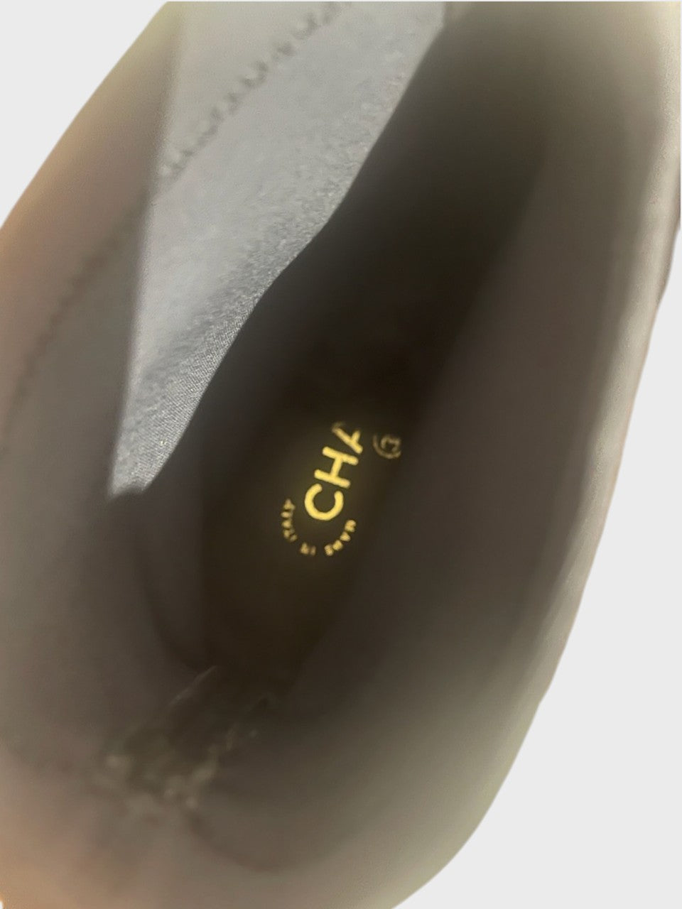 Bottines Chanel noires T.41