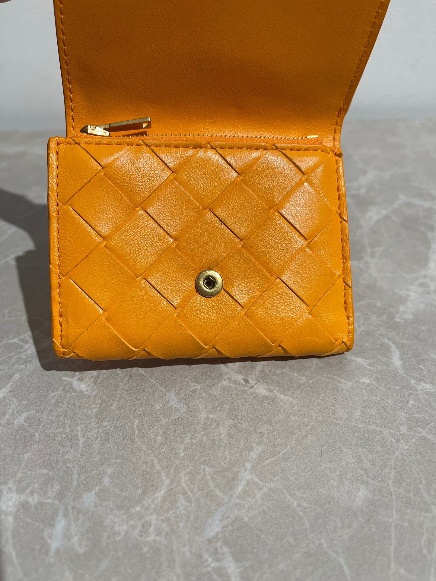 Porte-monnaie Bottega Veneta orange